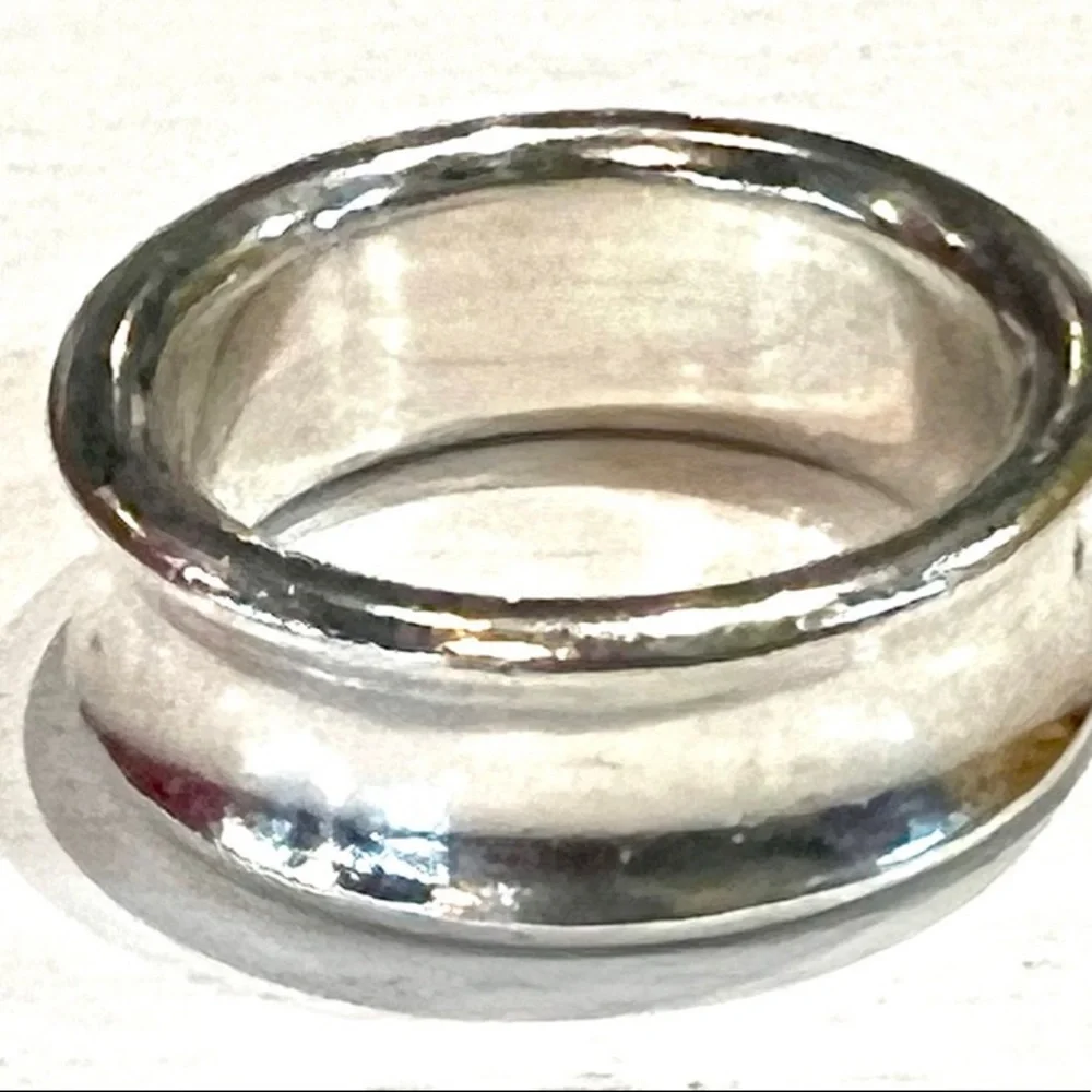 TIFFANY AND COMPANY 1837 STERLING SILVER BAND RING | SIZE 5 - Picture 5 of 12